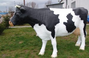 Deko Kuh Holstein lebensgross GFK